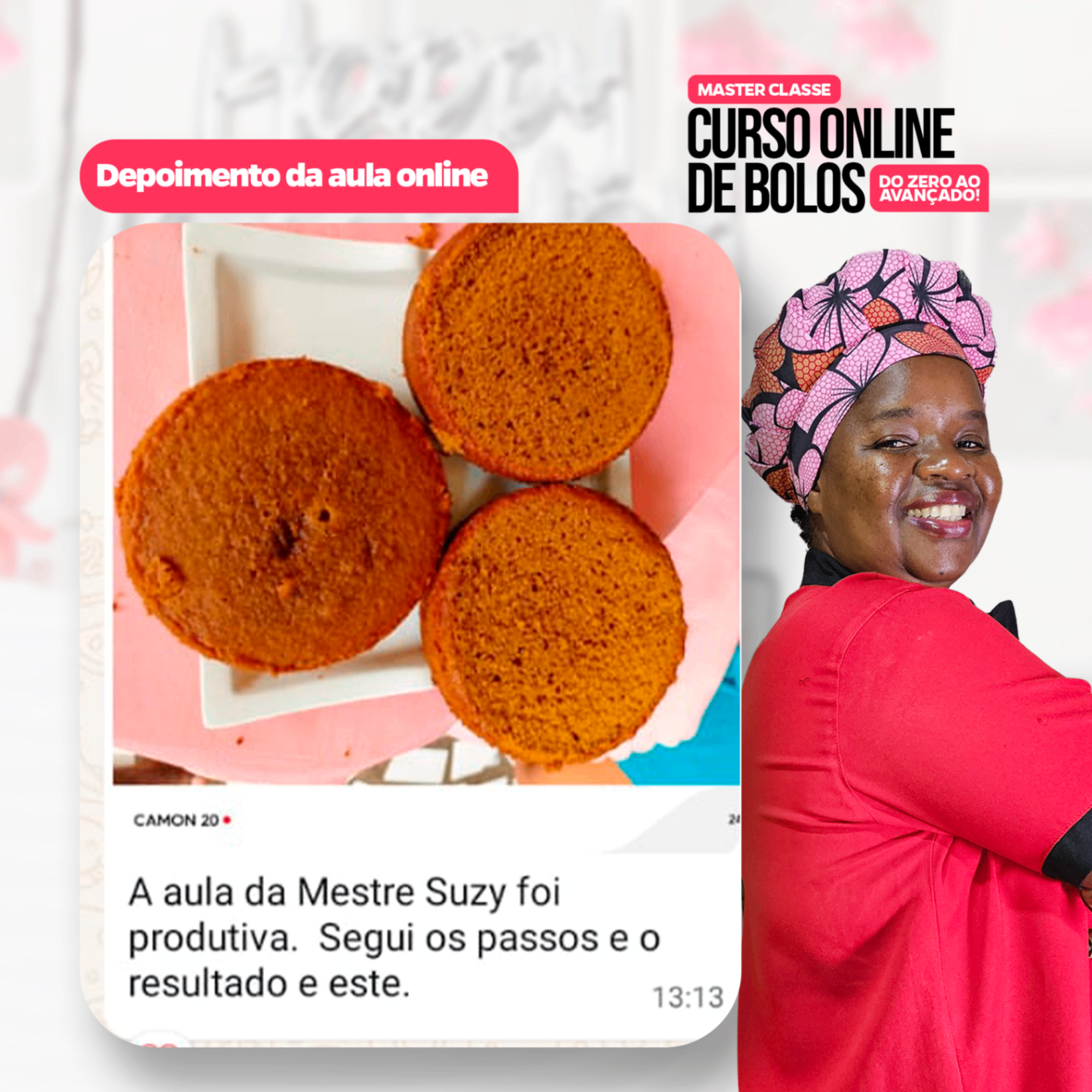 Depoimento de Depoimento da aula online